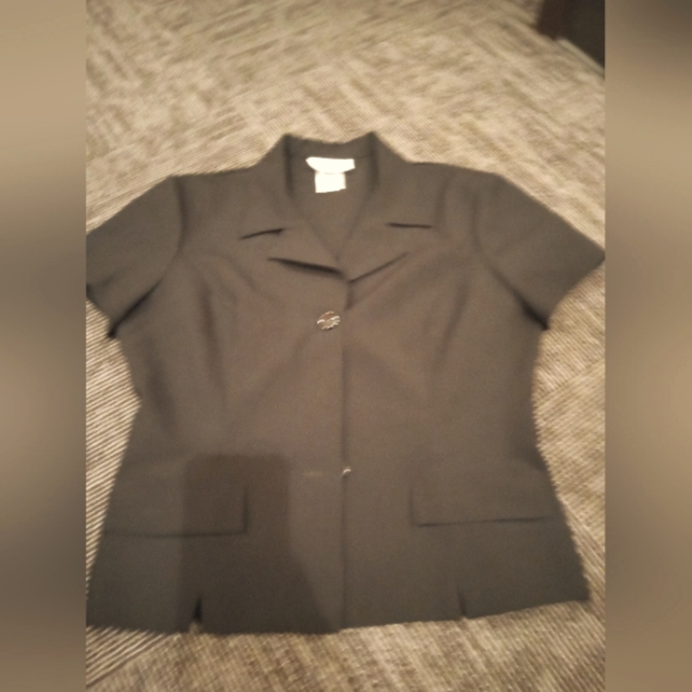 Professional blazer short sleeve top